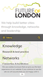 Mobile Screenshot of futureoflondon.org.uk